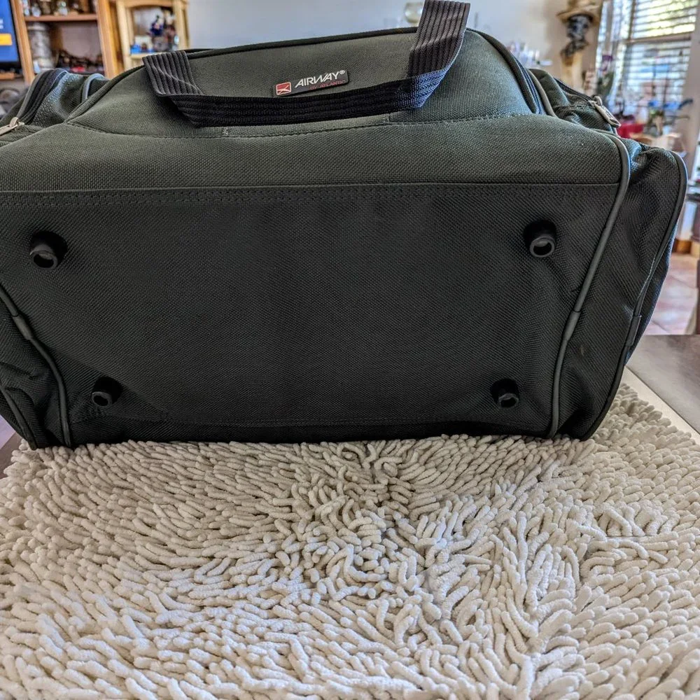 Airway By Atlantic Nylon Carry On Green Luggage Bag (Unisex)
